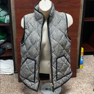 Jcrew herringbone vest